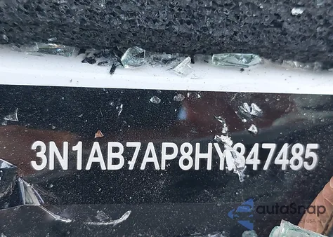 2017 Nissan Sentra Sv from USA, damaged, VIN 3N1AB7AP8HY347485